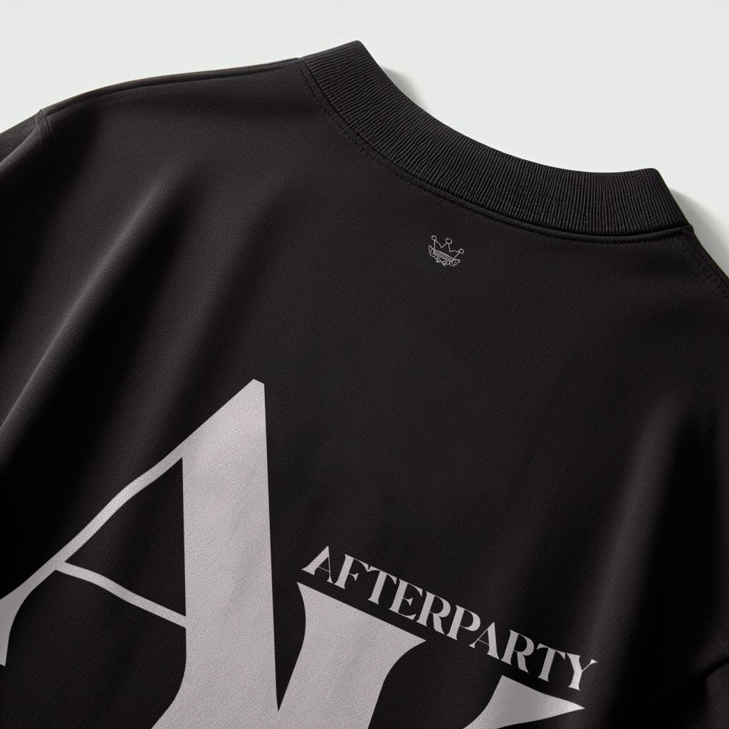 AFTERPARTY KING EMBROIDERED - Black