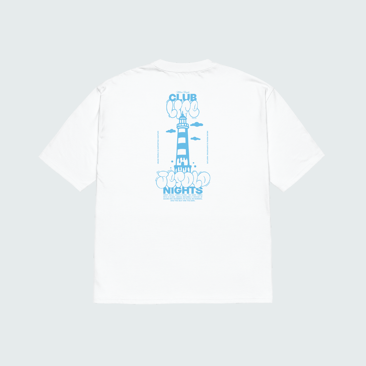 CLUBBERS IN JESOLO (LIGHT) LIMITED EDITION Oversize - White