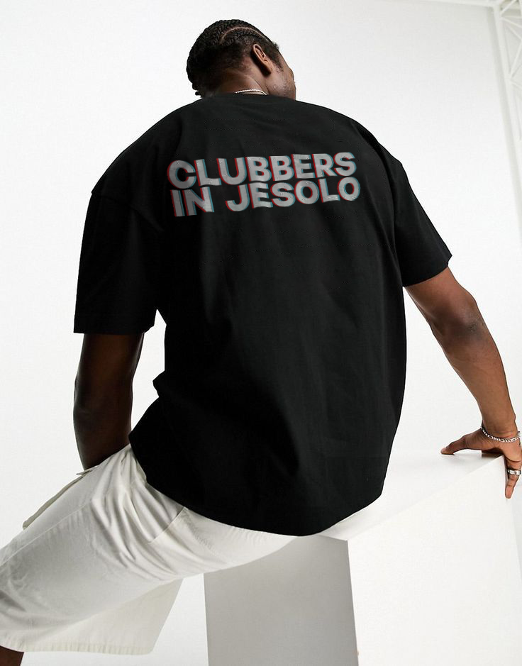 CLUBBERS IN JESOLO (NIGHT) LIMITED EDITION Oversize - Black
