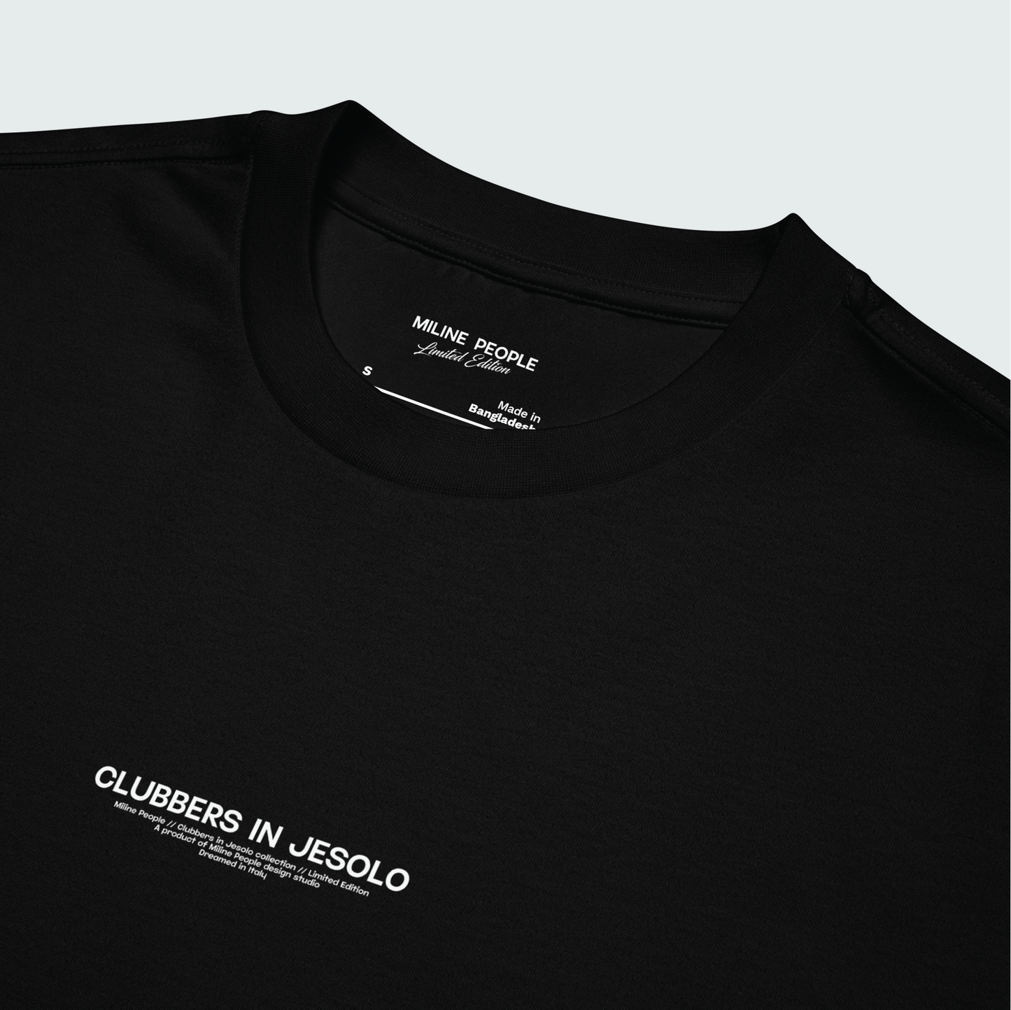 CLUBBERS IN JESOLO (NIGHT) LIMITED EDITION Oversize - Black