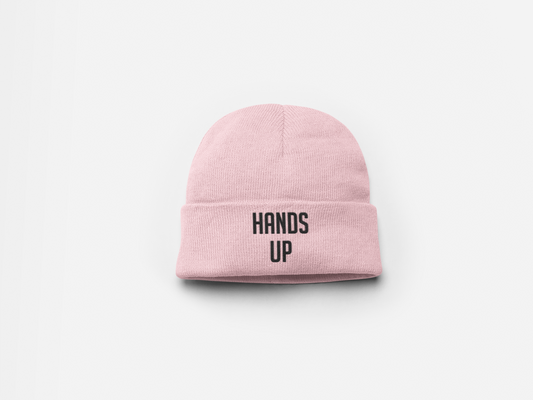HANDS UP EMBROIDERED - Pink