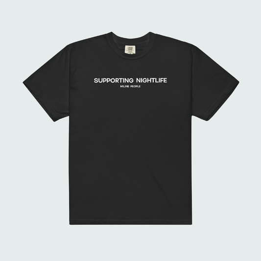 SUPPORTING NIGHTLIFE - Black