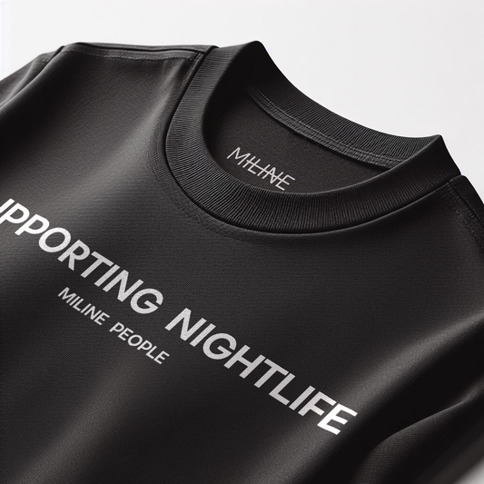 SUPPORTING NIGHTLIFE - Black