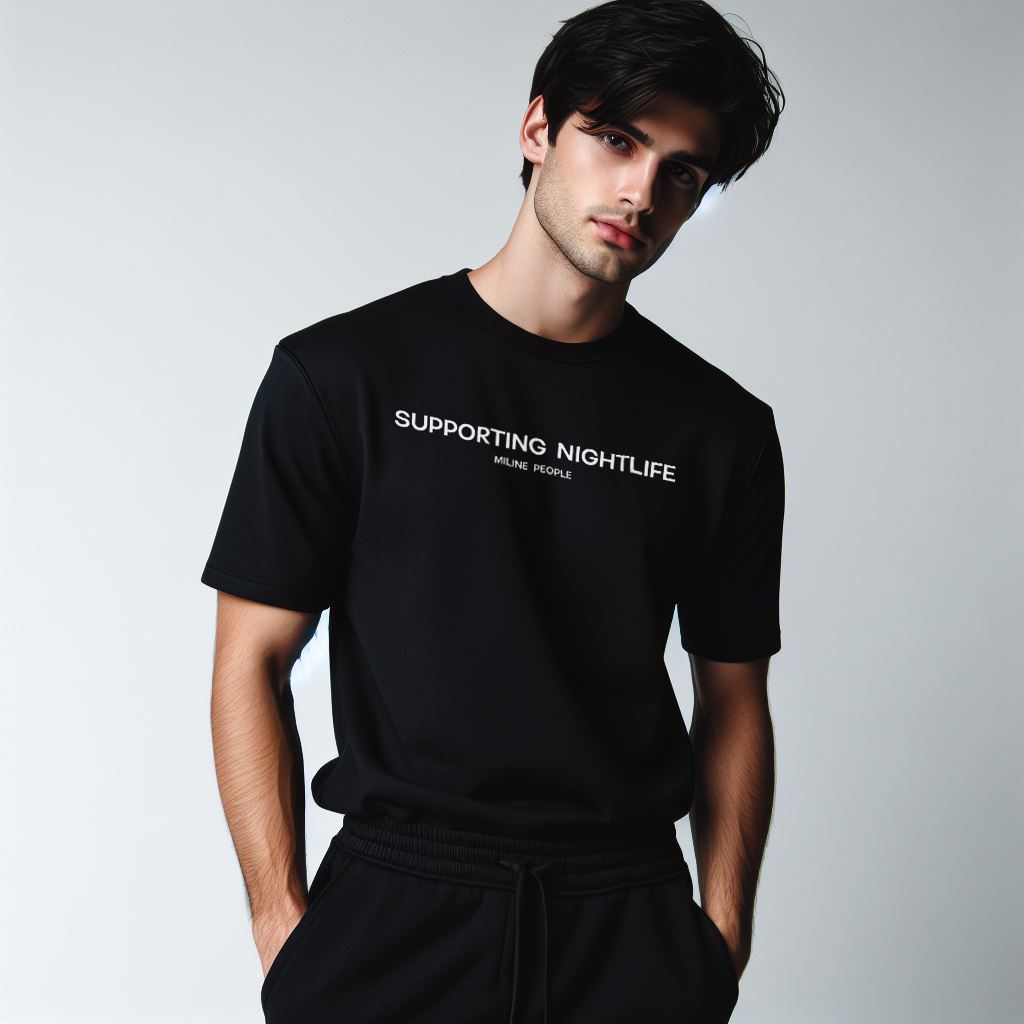SUPPORTING NIGHTLIFE - Black