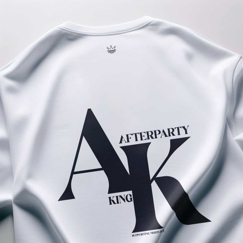 AFTERPARTY KING EMBROIDERED - Black