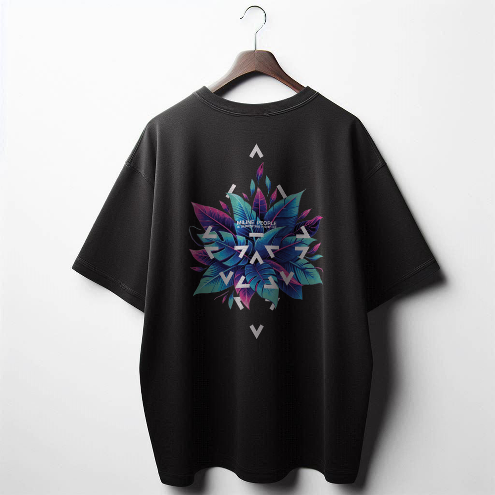 ELECTRONIC JUNGLE Oversize - Black