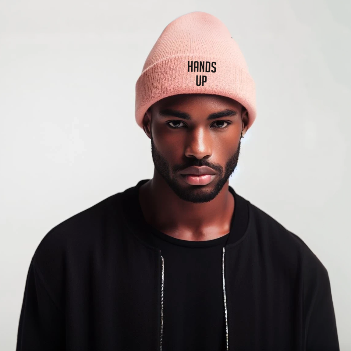 HANDS UP EMBROIDERED - Pink