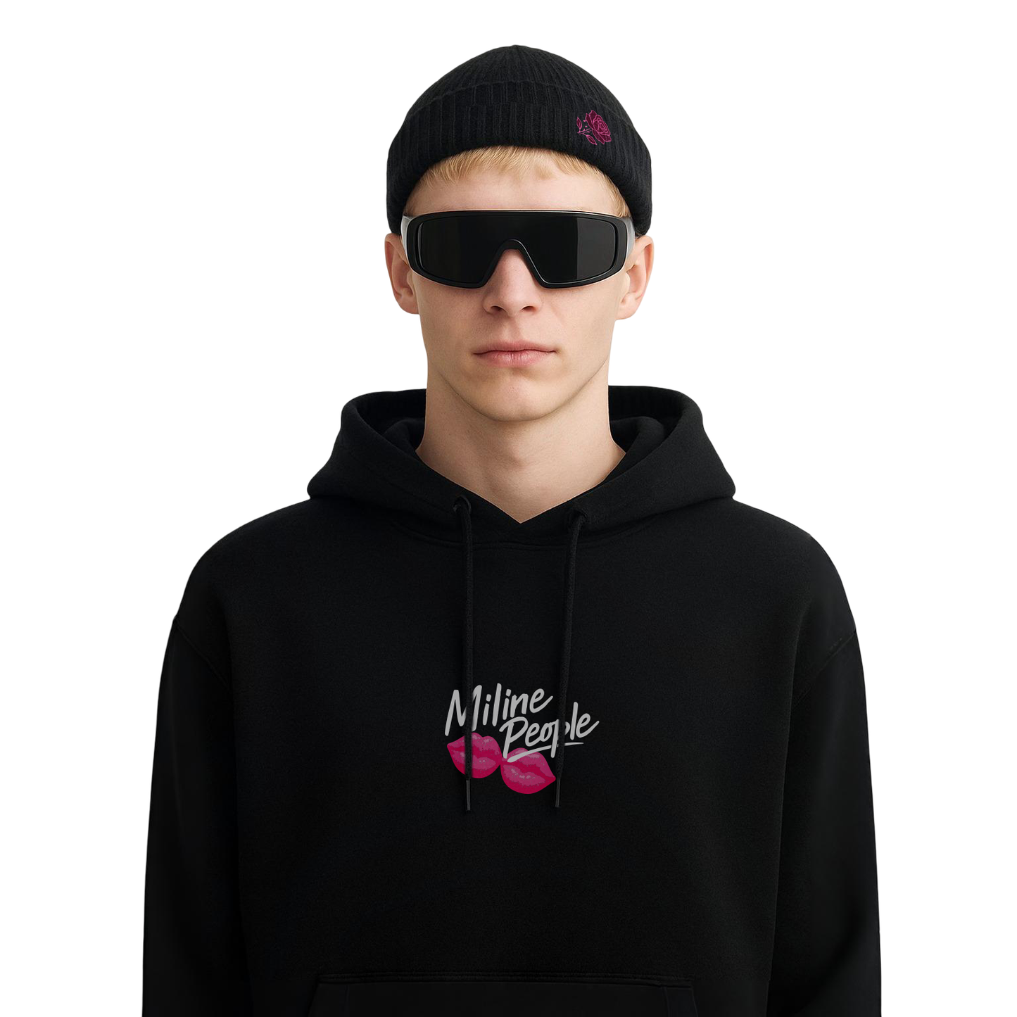 KISS MY LIPS - Black