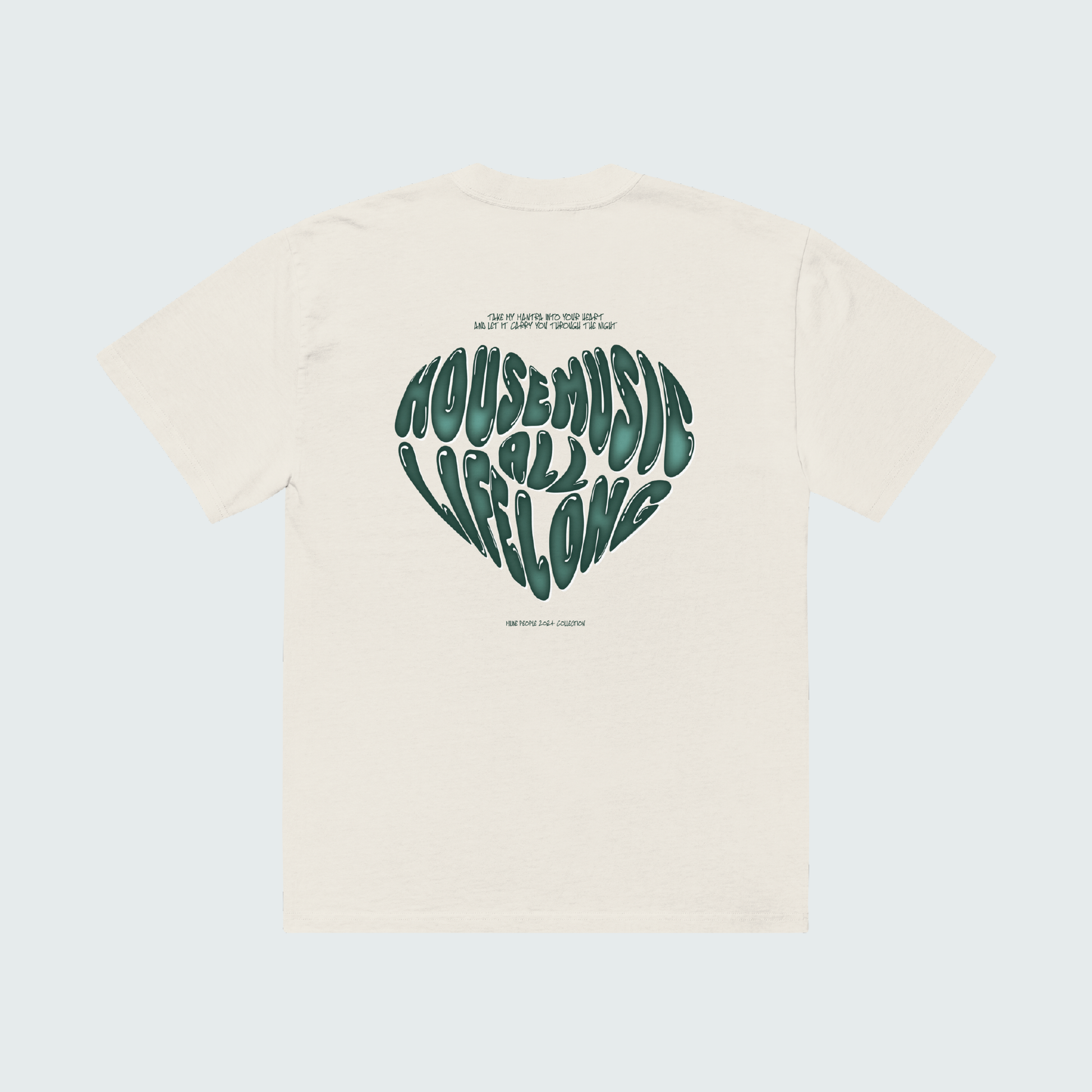 MANTRA Bone Oversized T-Shirt House Music Tee Miline People