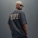 People Paper Tape Oversize T-Shirt