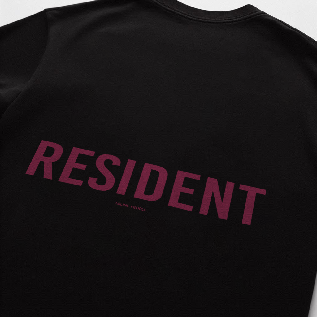 RESIDENT Oversize - Black